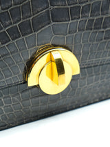 Hermes Crocodile Top Handle Bag Accessory arcadeshops.com