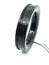 Bottega Veneta Crocodile Trimmed Wood Bangle Accessory arcadeshops.com