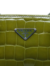 Prada Crocodile Bauletto Bag Accessory arcadeshops.com