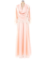 Koos Van Den Akker Lace Trimmed Silk Ensemble Suit arcadeshops.com