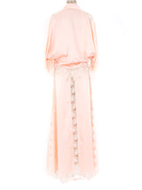 Koos Van Den Akker Lace Trimmed Silk Ensemble Suit arcadeshops.com