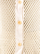 Cream Net Ensemble Suit arcadeshops.com