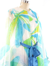 Dragonfly Printed Chiffon Jumpsuit Suit arcadeshops.com