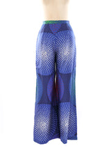 Geometric Printed Silk Pants Bottom arcadeshops.com