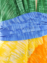 Rainbow Printed Halter Dress Dress arcadeshops.com