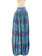 Ungaro Floral Printed Harem Pant Bottom arcadeshops.com