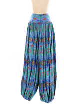 Ungaro Floral Printed Harem Pant Bottom arcadeshops.com