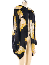 Butterfly Printed Sleeveless Chiffon Jacket Jacket arcadeshops.com