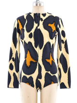 Donald Brooks Animal Printed Bodysuit Suit arcadeshops.com