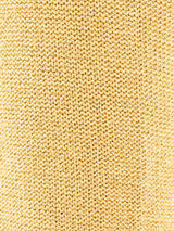 Turquoise Accented Metallic Gold Knit Ensemble Suit arcadeshops.com