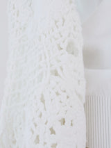 Chanel Crochet Trimmed Knit Top Top arcadeshops.com