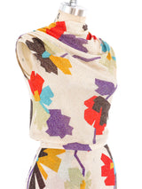 Lurex Flower Printed Palazzo Ensemble Suit arcadeshops.com