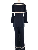 Thierry Mugler Mesh Banded Pant Suit Suit arcadeshops.com