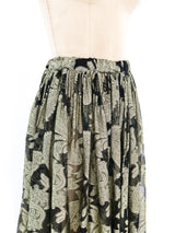 Paisley Harem Pant and Shawl Ensemble Bottom arcadeshops.com