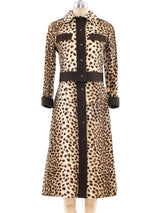 Faux Cheetah Skirt Ensemble Suit arcadeshops.com
