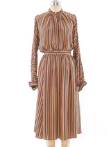 Calvin Klein Striped Silk Ensemble Suit arcadeshops.com