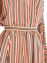 Calvin Klein Striped Silk Ensemble Suit arcadeshops.com