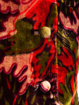 Printed Velvet Skirt Ensemble Suit arcadeshops.com