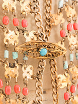Egyptian Revival Beaded Chainmail Top Top arcadeshops.com