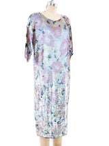 Floral Sequin Dress Dress arcadeshops.com