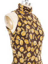 Novelty Nut Print Sleeveless Dress Dress arcadeshops.com