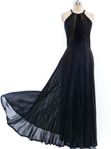 Pleated Maxi Dress Dress arcadeshops.com