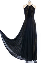 Pleated Maxi Dress Dress arcadeshops.com