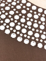 Crystal Trimmed Shift Dress Dress arcadeshops.com