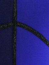 Geoffrey Beene Tonal Cobalt Jersey Gown Dress arcadeshops.com