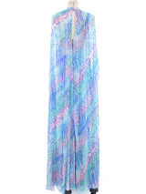 Alfred Bosand Bead Trimmed Pastel Tank Gown Dress arcadeshops.com