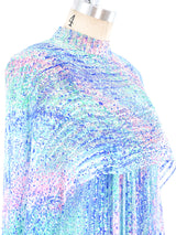 Alfred Bosand Bead Trimmed Pastel Tank Gown Dress arcadeshops.com