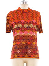 Kenzo Short Sleeve Knit Top Top arcadeshops.com