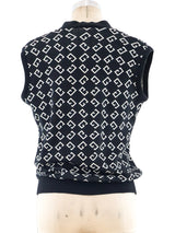 Givenchy "G" Logo Knit Vest Top arcadeshops.com