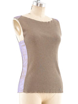 Chanel Rib Knit Tank Top arcadeshops.com