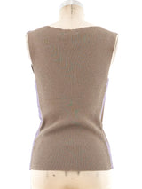 Chanel Rib Knit Tank Top arcadeshops.com