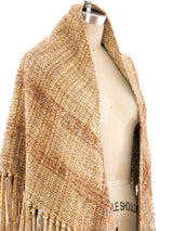 Feather Trimmed Tapestry Shawl Jacket arcadeshops.com