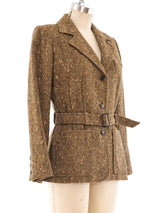 Yves Saint Laurent Tweed Jacket Jacket arcadeshops.com