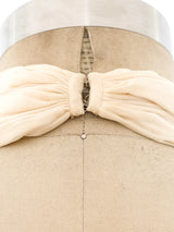 Halston Silk Chiffon Halter Dress Dress arcadeshops.com