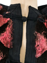 Ungaro Argyle Pattern Fur Jacket Outerwear arcadeshops.com