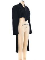 Comme des Garcons Asymmetrical Tuxedo Jacket Jacket arcadeshops.com