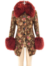 Vivienne Westwood Vegan Fur Trimmed Coat Outerwear arcadeshops.com