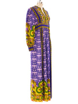 Malcolm Starr Mixed Print Maxi Dress Dress arcadeshops.com