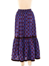 Yves Saint Laurent Plaid Ruffle Skirt Bottom arcadeshops.com