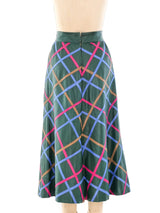 Christian Dior Multicolor Leather Skirt Bottom arcadeshops.com