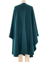 Halston Forest Green Knit Shawl Jacket arcadeshops.com