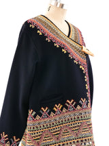 Oscar de la Renta Embellished Wrap Jacket Jacket arcadeshops.com