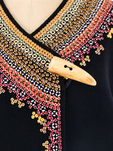 Oscar de la Renta Embellished Wrap Jacket Jacket arcadeshops.com