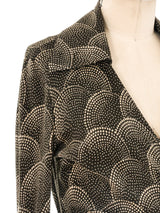 Diane von Furstenberg Printed Wrap Maxi Dress Dress arcadeshops.com