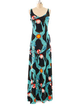 Psychedelic Bodies Printed Maxi Dress Dress arcadeshops.com