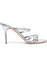 Manolo Blahnik Silver Heeled Sandal Accessory arcadeshops.com